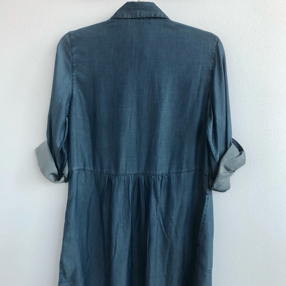 Tommy Bahama denim shirt dress w pockets XS - Picture 3 of 5